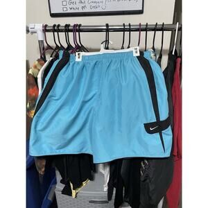 Size 2XL- Nike Swim Shorts Cyan Blue And Black Mens